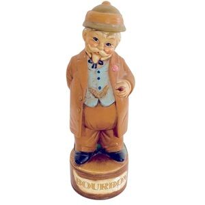 VINTAGE 1972 ALBERTA'S MOLDS SOUTHERN GENTLEMAN “BOURBON" DECANTER BARWARE 12”